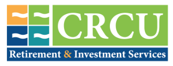 CRCU Retirement & Investment Services logo.